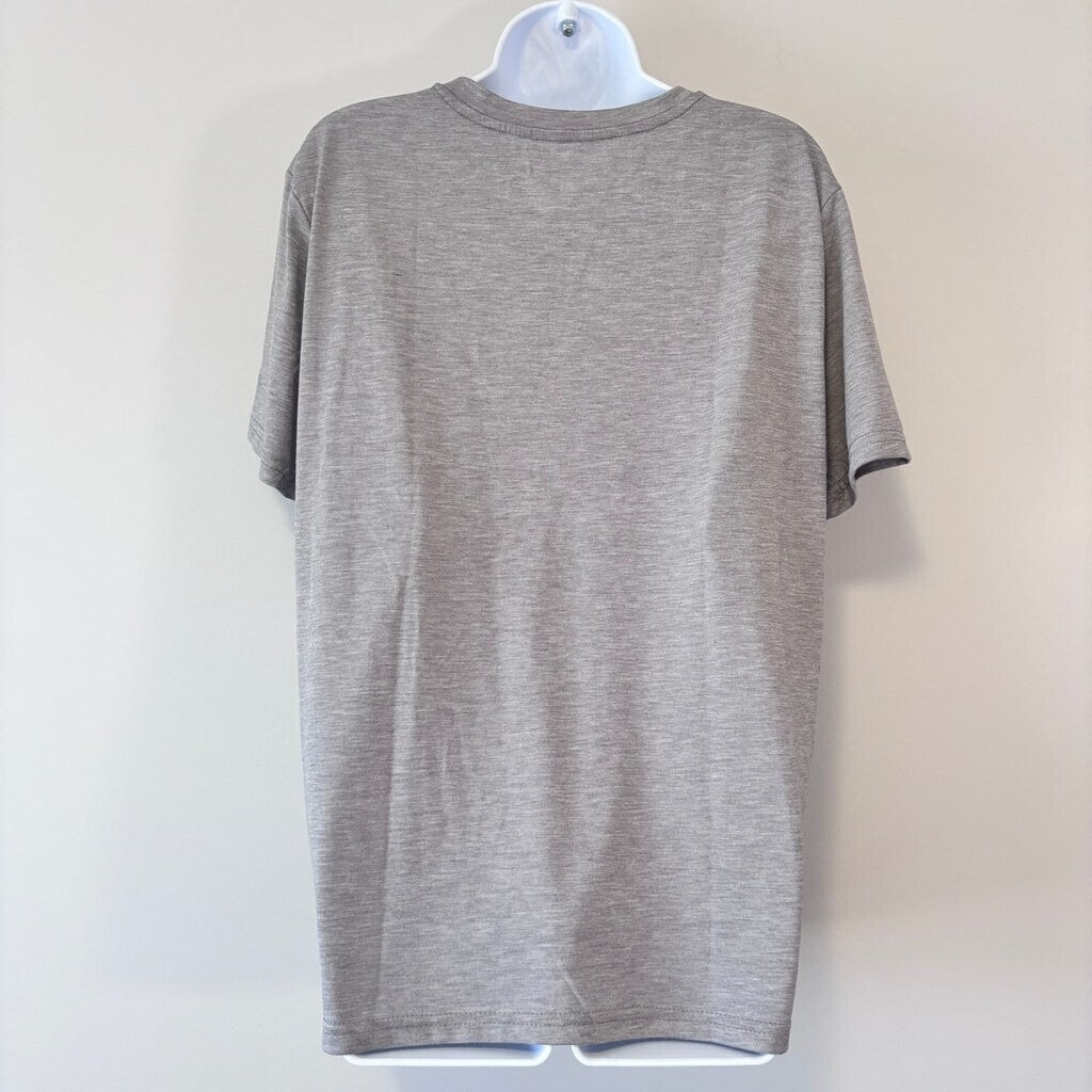 SHEIN Women's Cute Cow Print Grey and Black Tee Graphic Casual Top NIB