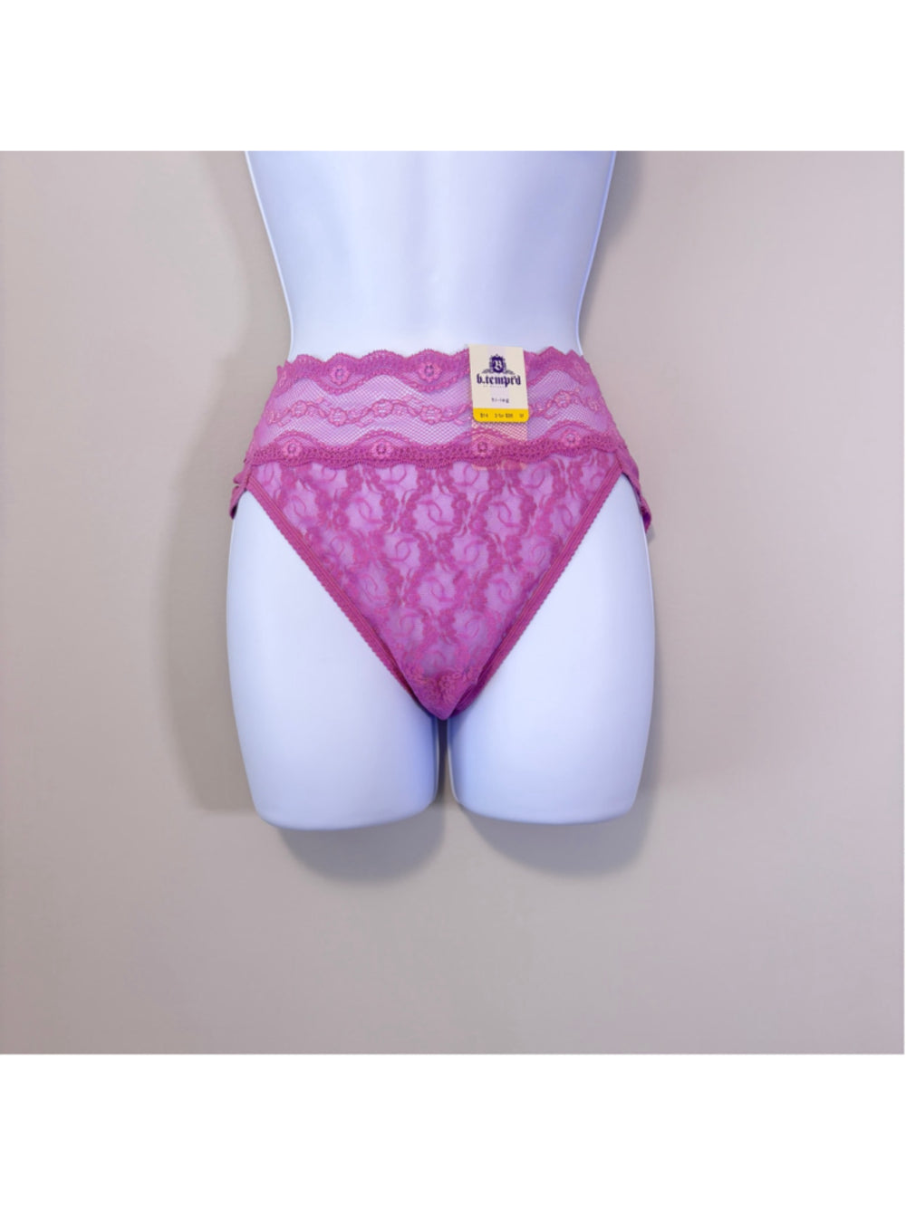 B.tempt'd Women's Size Small Set of 3 Lace High-Leg Underwear NWT S53