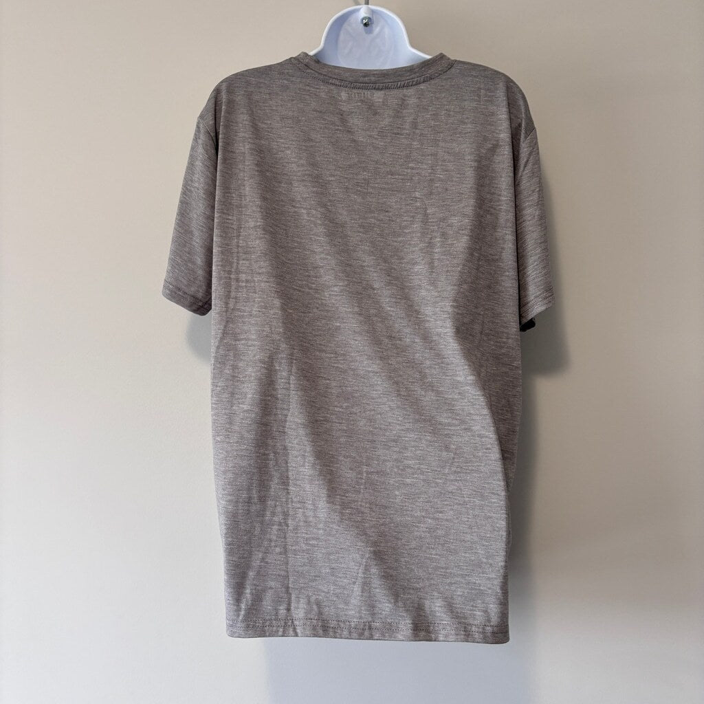 SHEIN Women's Size Large Gray Graphic Tee "I AM.." Empowering Slogan T-Shirt NIB