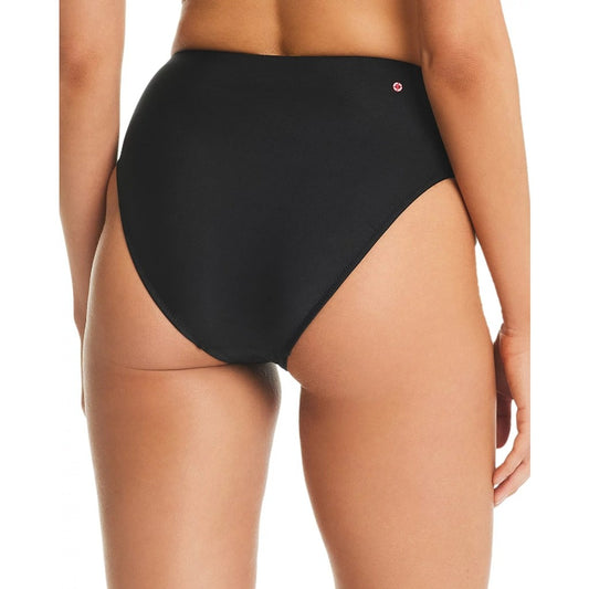 Red Carter Women's Extra Small Black Beaded High Waist Bikini Bottom NWT