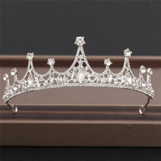 Enchanting Silver Ice Crystal Tiara / Crown For Party Bridal Head Accessory NWT