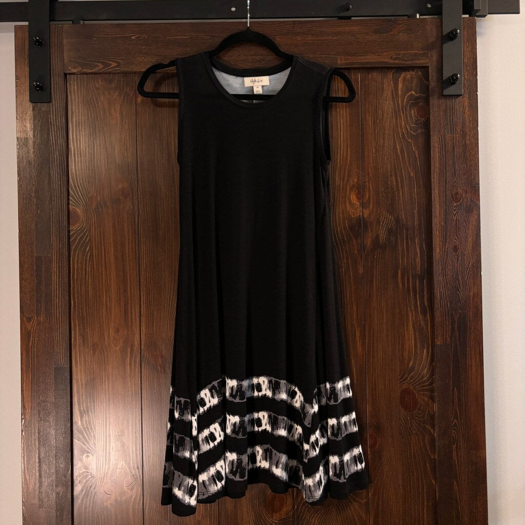 Style & Co Petite Tie-Dye Sleeveless A-Line Dress NWT