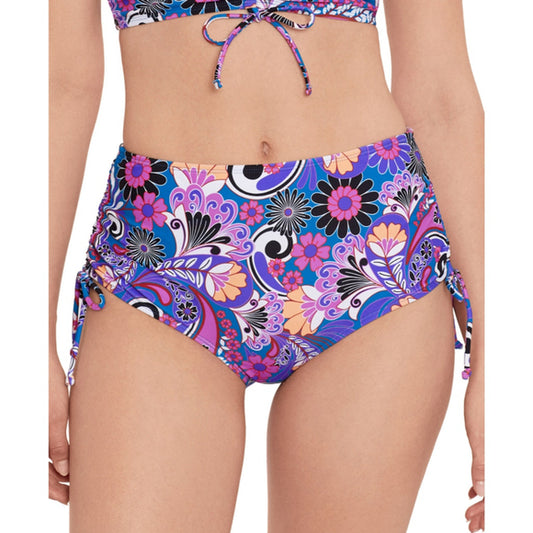 Salt + Cove Women's XS Multicolor Floral-Print High Waist Bikini Bottoms NWT