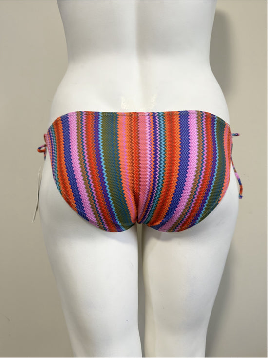 Salt + Cove Extra Large Multicolor Chevron Pop Side-Tie Bikini Bottoms NWT