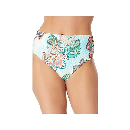 Coco Reef Women's Multicolor High-Waist Reversible Bikini Bottoms NWT