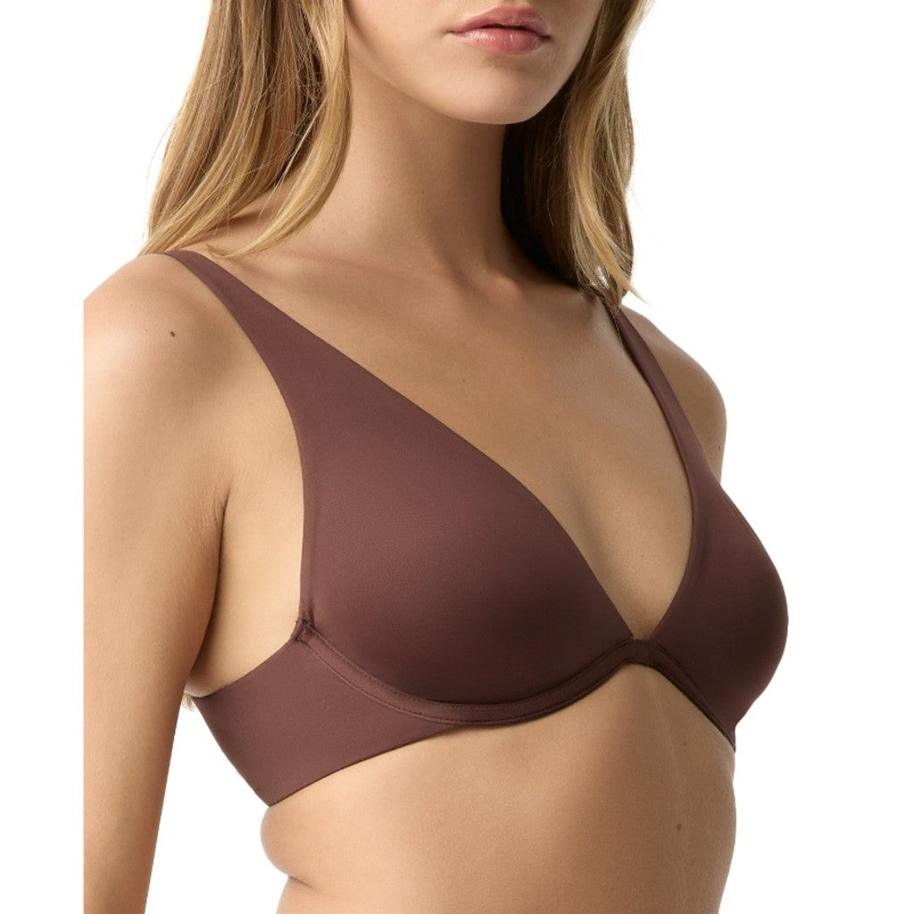 Gap Women's Dark Brown Everyday Essentials Full-Coverage Unlined Bra NWT