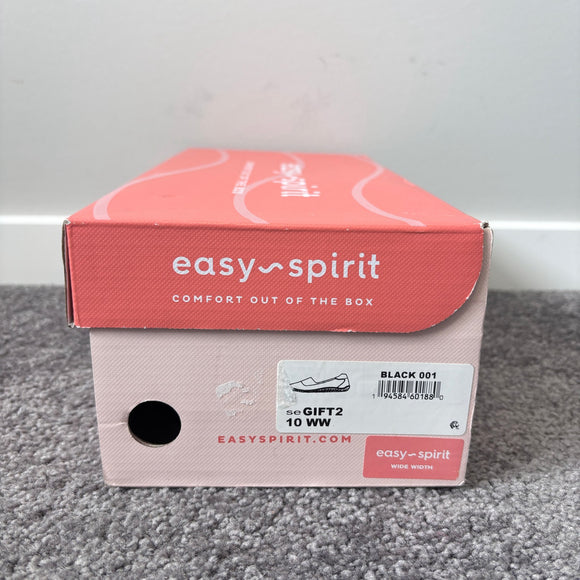 Easy Spirit Women's 7.5 Wide Black Casual Slip-On Walking Shoes NIB