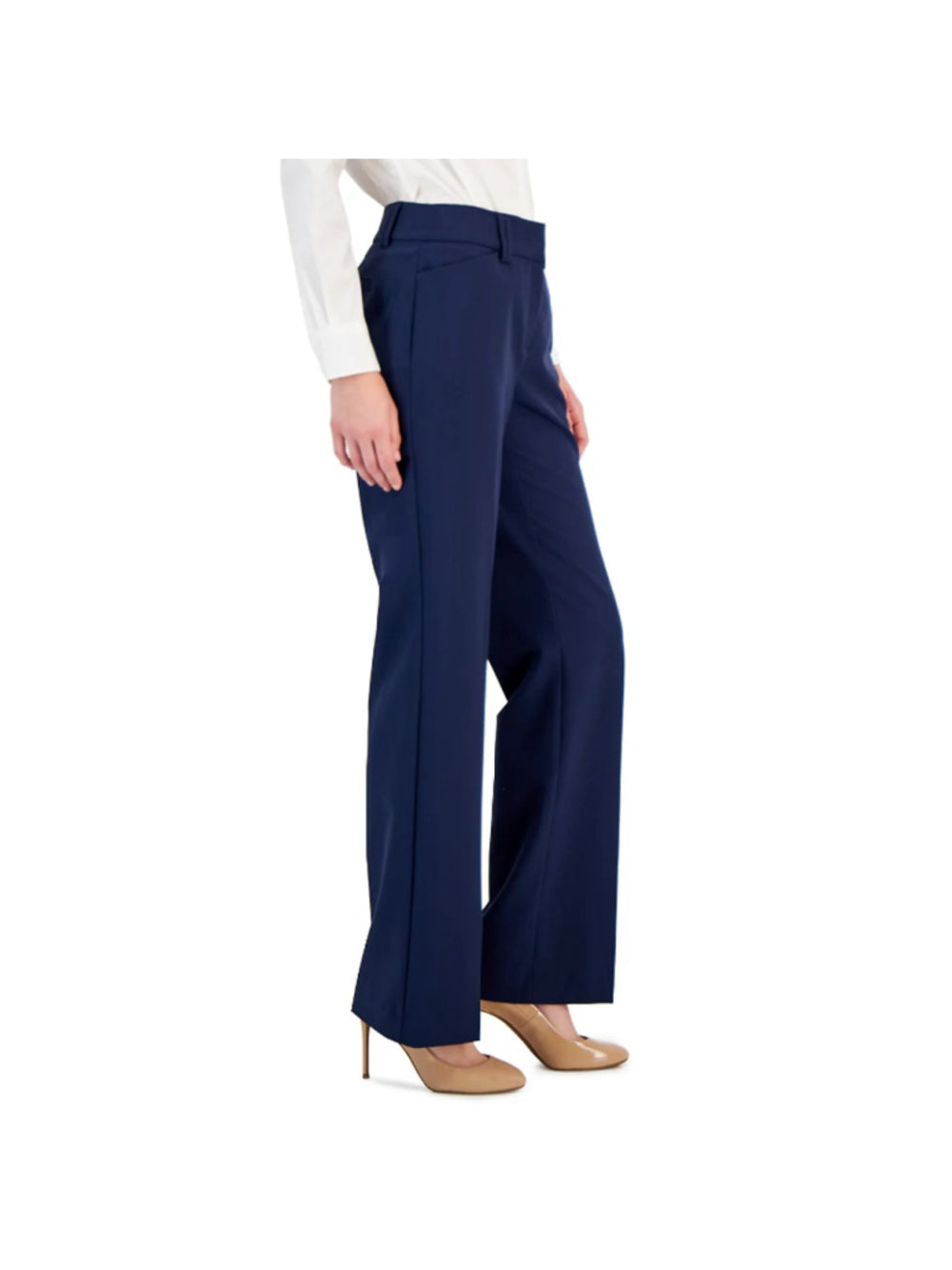 INC International Concepts Size 8 Navy Boot Cut Mid-Rise Dress Pants NWT