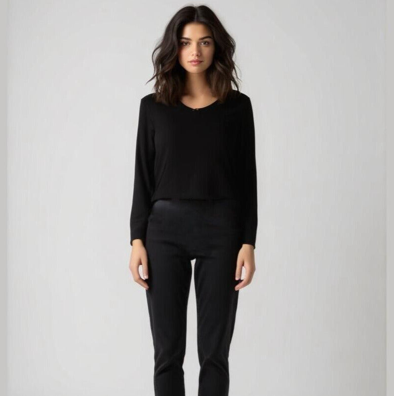 Simply Styled Women's Medium Long Sleeve Pajama Top NWT