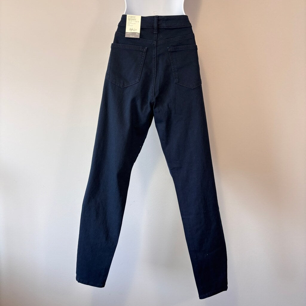 Style & Co. Women's Size 6L Curvy-Fit Blue Rinse Wash Mid-Rise Skinny Jeans NWT