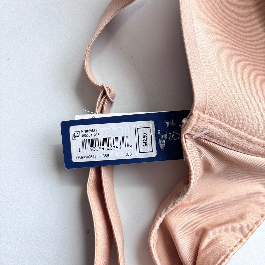 GAP GapBody Women's Dark Beige Everyday Essentials T-Shirt Bra NWT