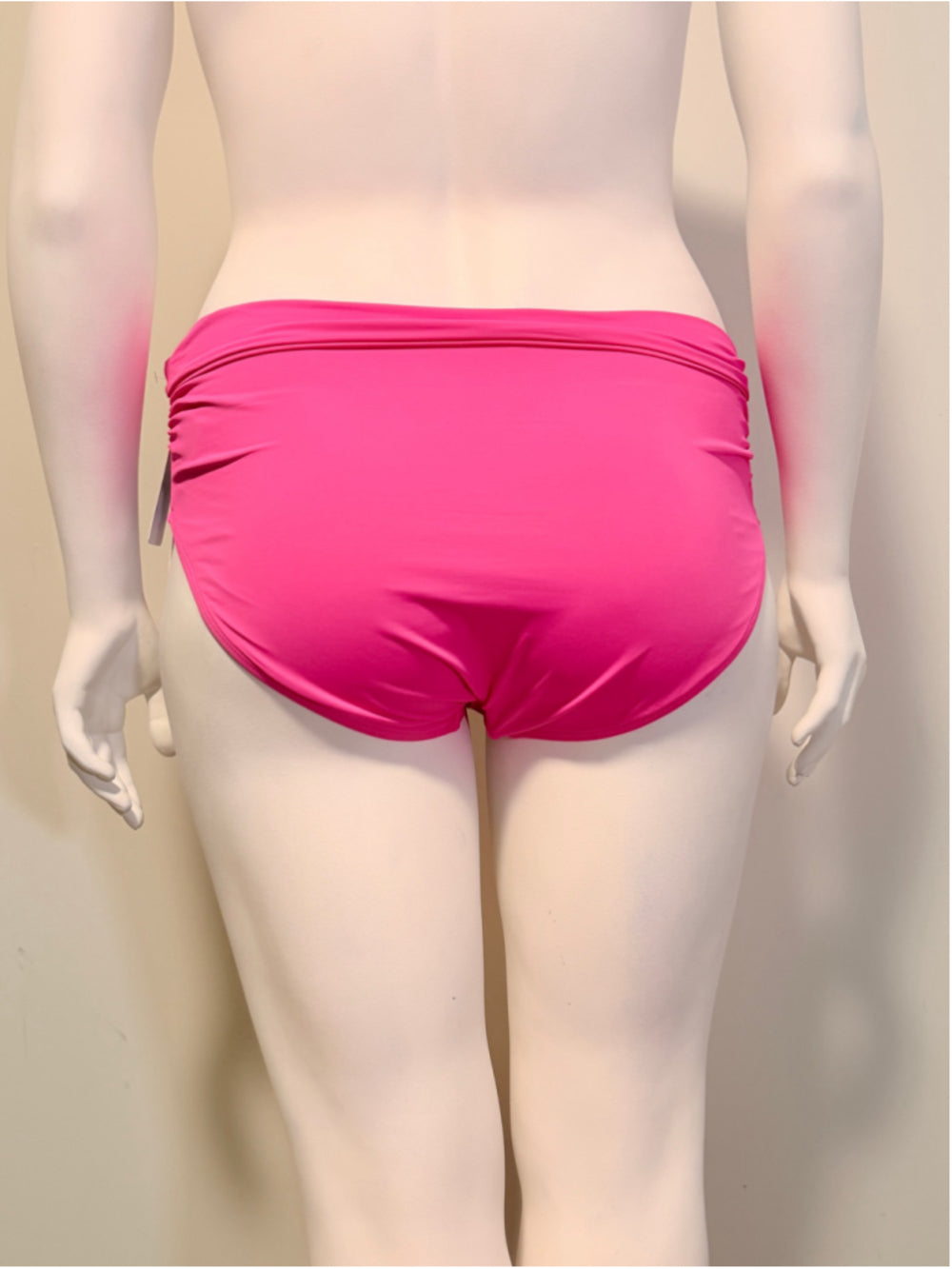 Anne Cole Extra Large Hot Pink High-Waist Bikini Bottoms NWT
