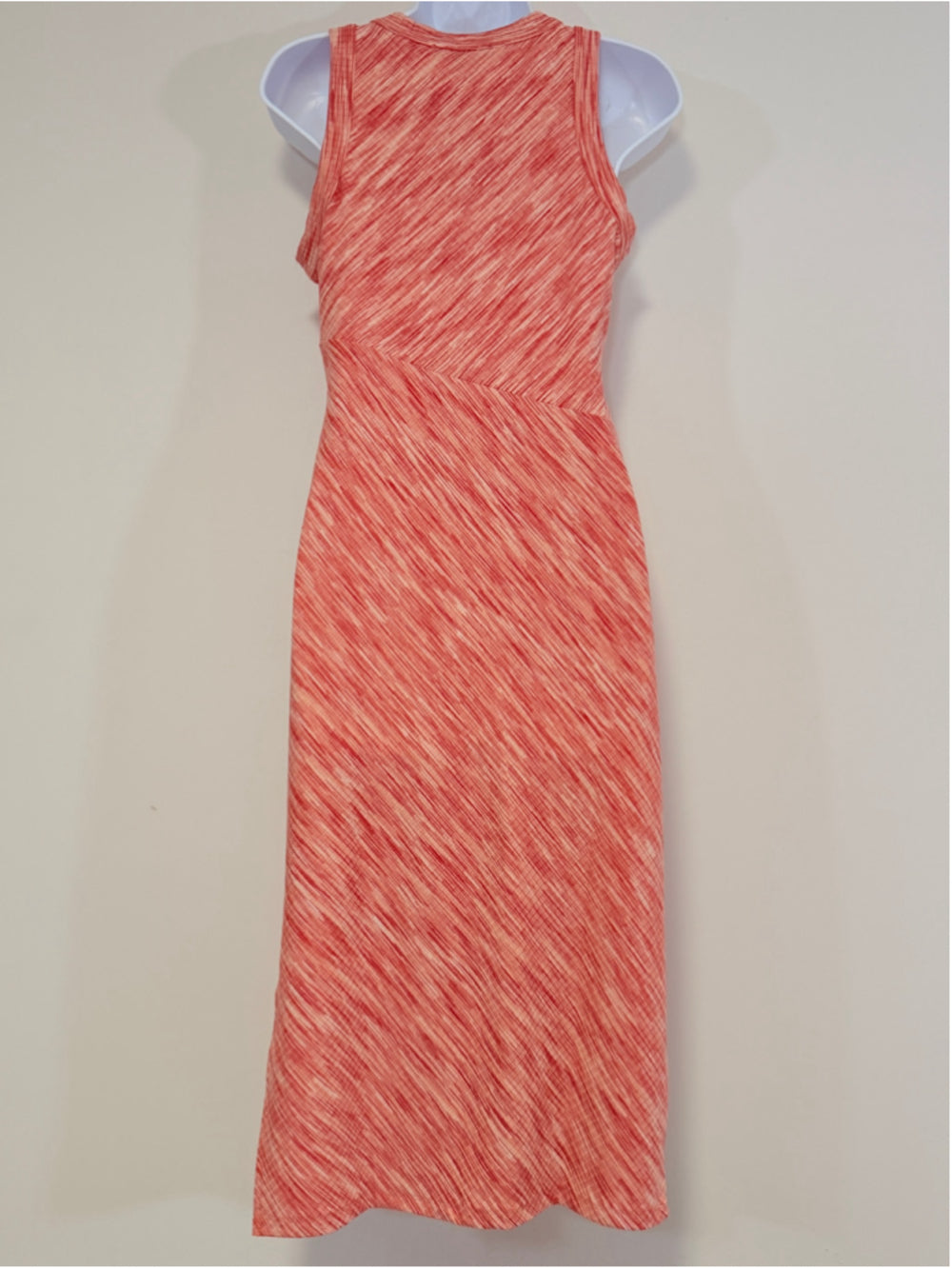 INC International Concepts Women's Small Peach Ribbed Midi Dress NWT