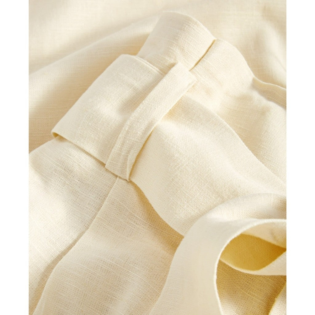 On 34th Size 14 Paperbag Waist Linen Belted Dress Pants NWT