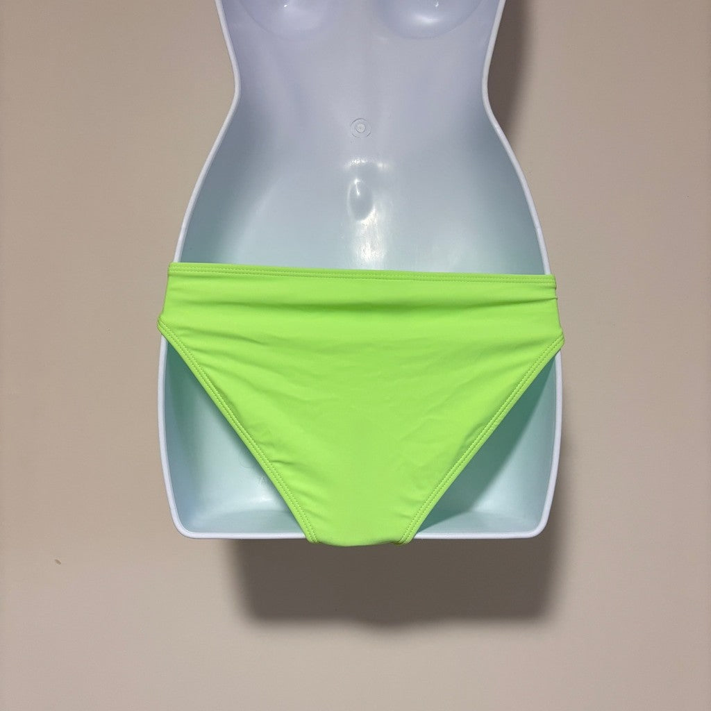 Salt + Cove Size Small Neon Green Strappy-Side Hipster Bikini Bottoms NWT