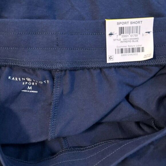 Karen Scott Casual Navy Blue Knit Shorts NWT