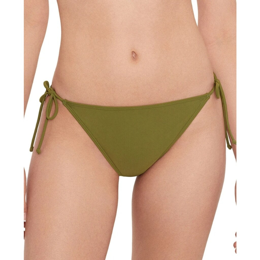 Salt + Cove Women's Size Large Olive Green Side-Tie Bikini Bottoms NWT