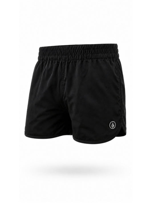 Volcom Women's Solid Black Swim Cover-Up Shorts NWT
