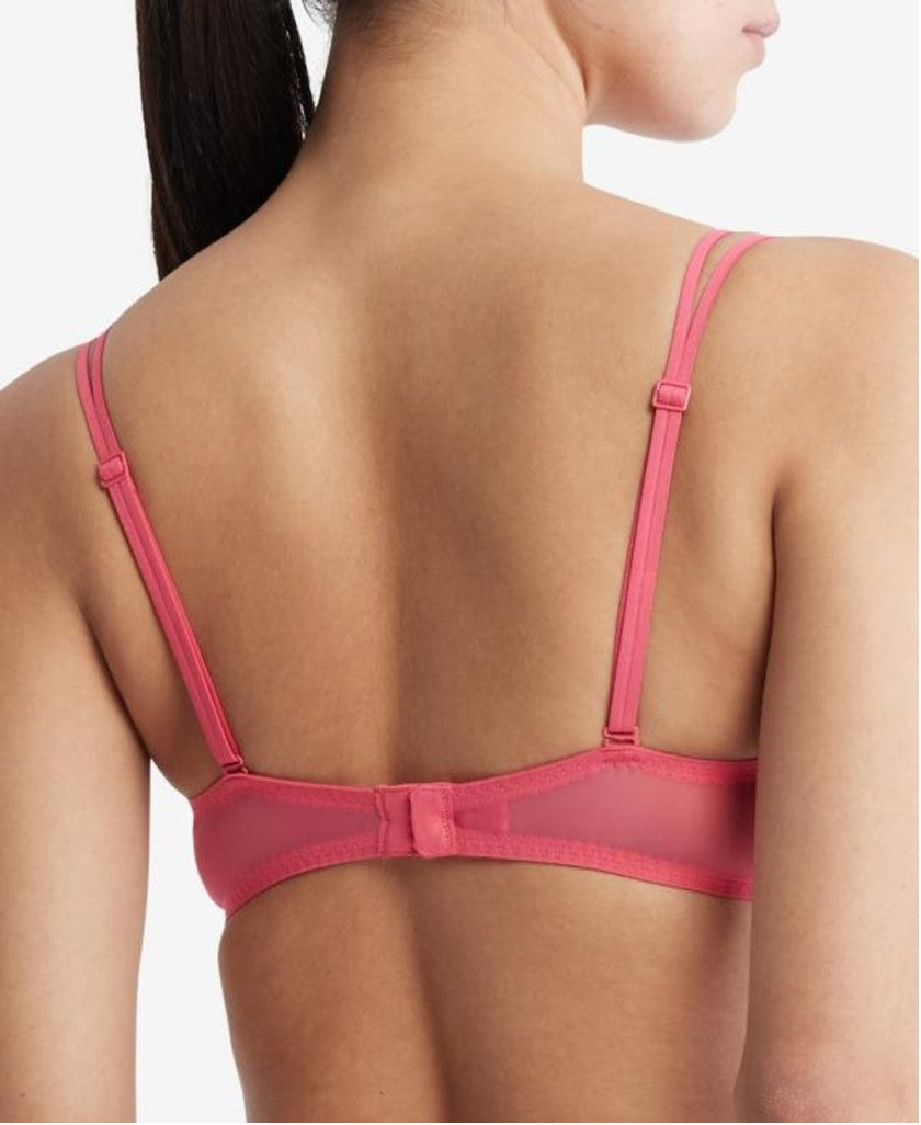 Calvin Klein Women's Size 32A Pink Sheer Marquisette Demi Bra NWT