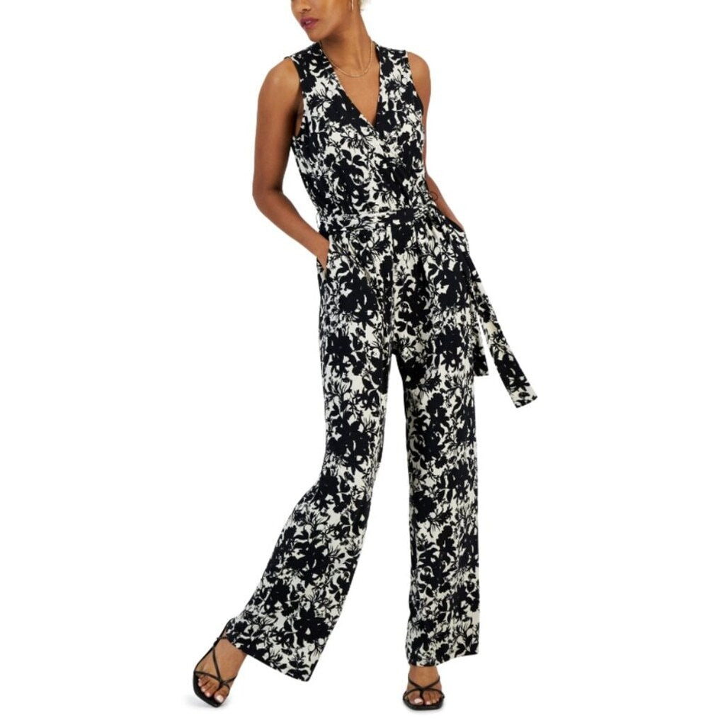 I.N.C. International Concepts Women's Size Small Printed Sleeveless Jumpsuit NWT