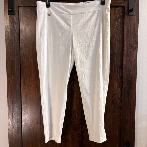 Alfani Women's Size 20WP Plus & Petite White Pull-On Skinny Dress Pants NWT