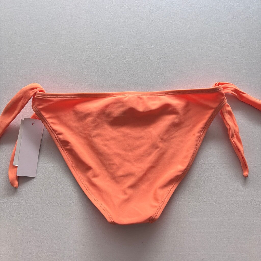 Salt + Cove Size Large Bright Orange Side Tie Bikini Bottoms NWT