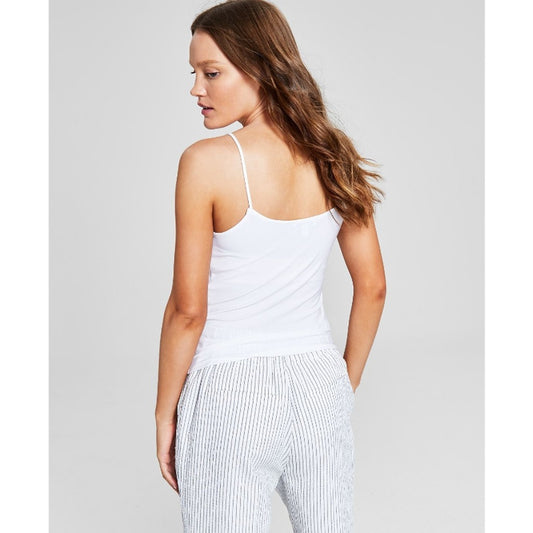 Bar III Women's XXL White Ruched Spaghetti Strap Camisole Tank Top NWT