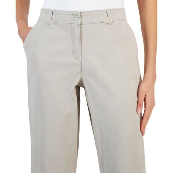 Karen Scott Women's Light Beige Comfort Waist Capri Pants NWT