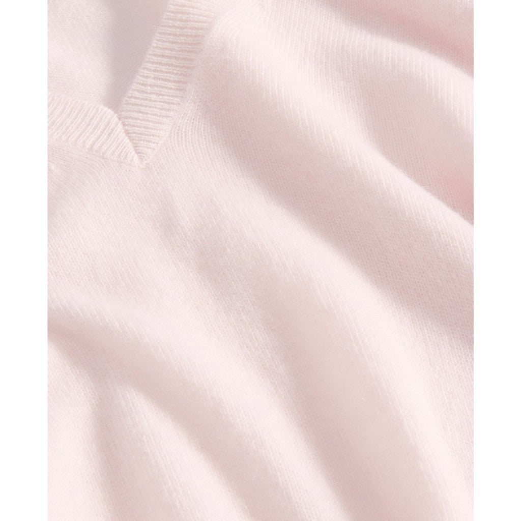 Charter Club 100% Cashmere Size XS V-Neck Sweater Light Pink NWT