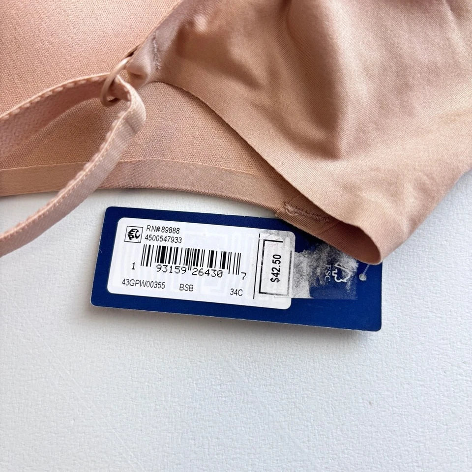 GAP GapBody Women's Beige Everyday Essentials Wireless Bra NWT