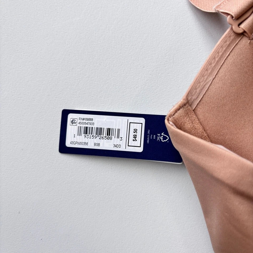 GAP GapBody Women's Light Beige Everyday Essentials Multi-Way Bra NWT