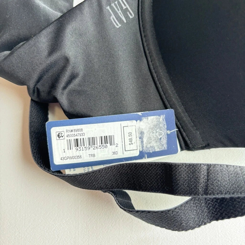 GAP GapBody Women's Black Everyday Essentials Multi-Way Bra NWT
